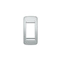 PLATE: METAL, MATTE SILVER 1M PANEL, ROUND, IDEA