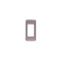 Plate: Metal, Black Chrome, 1 Module Panel-Mount, Round, Idea Series