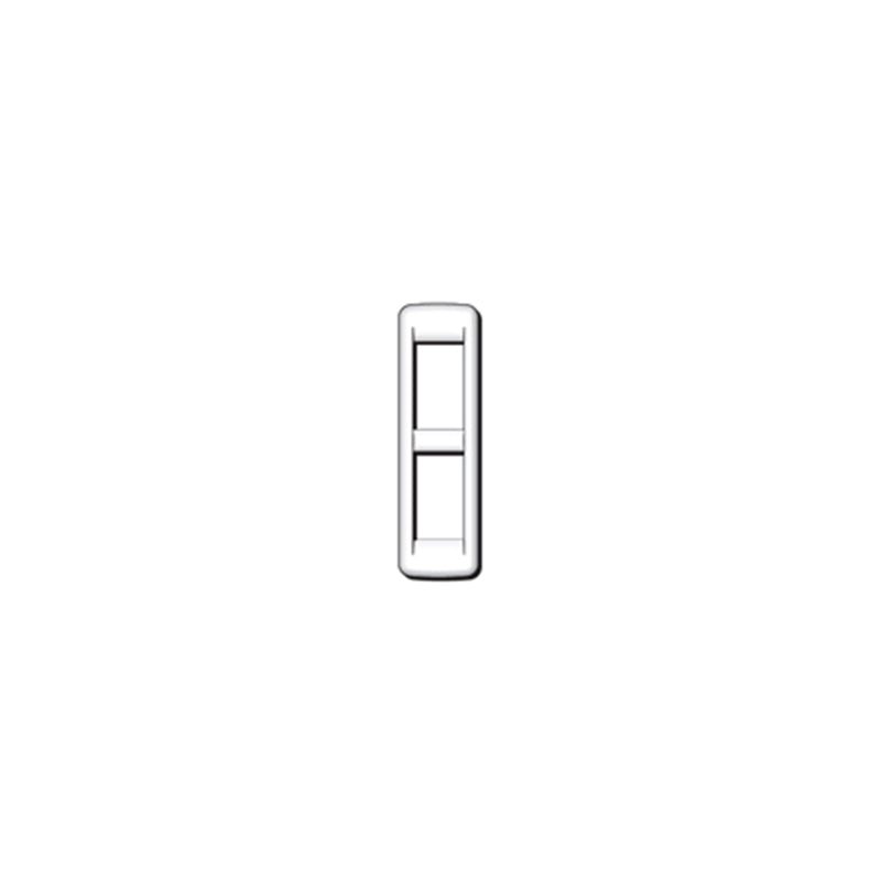 Idea Round Cover Plate, Die-Cast Metal Brushed Nickel 34, 2 Modules