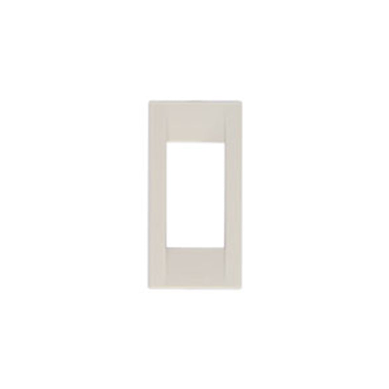 Idea Square Cover Plate, Technopolymer Idea White 04, 1 Module