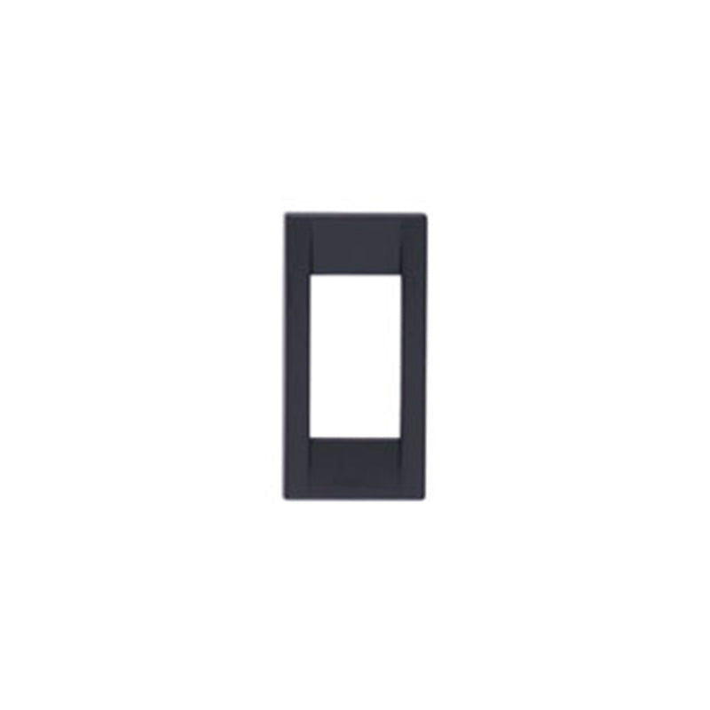 Idea Square Cover Plate, Technopolymer Graphite Grey 15, 1 Module