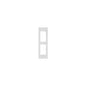 Idea Square Cover Plate, Technopolymer Bright White 01, 2 Modules