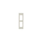 Idea Square Cover Plate, Technopolymer Idea White 04, 2 Modules