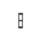 Idea Square Cover Plate, Technopolymer Graphite Grey 15, 2 Modules