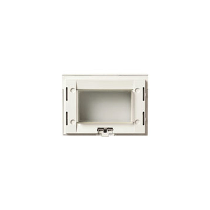 Idea Mounting Frame with Screws and IP55 Clear Cover, 3 Modules, White