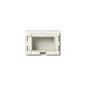 Idea Mounting Frame with Screws and IP55 Clear Cover, 3 Modules, White
