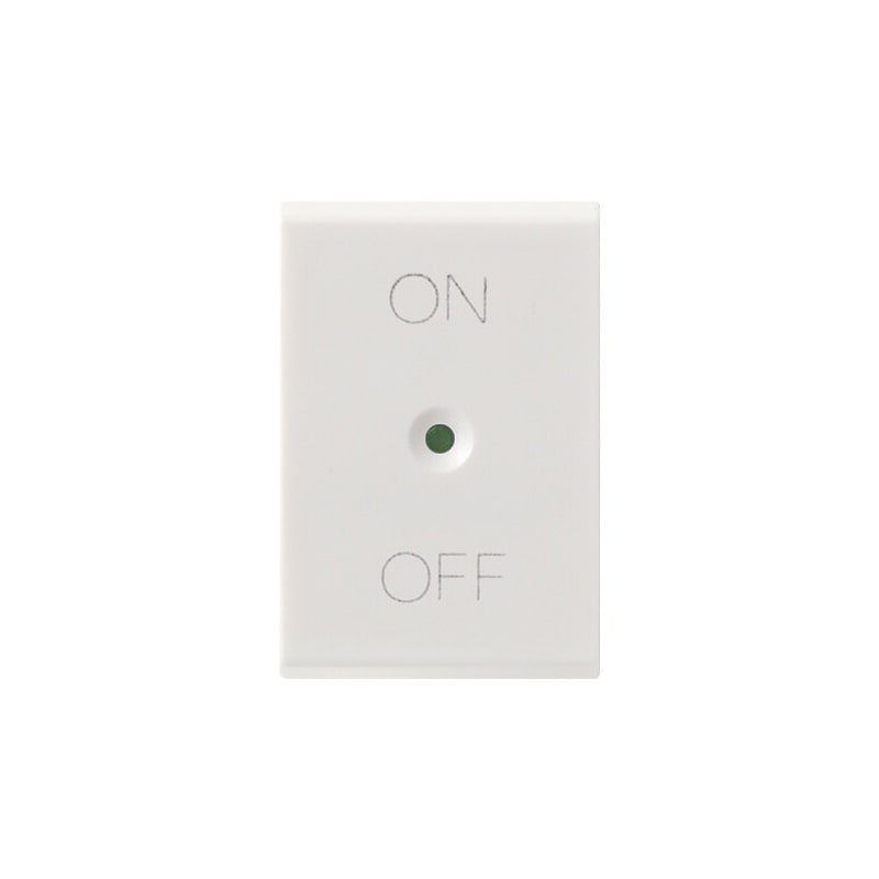 BY ME: SWITCH COVER: WHITE FOR MOMENTARY, ON/OFF SYMBOL IDEA