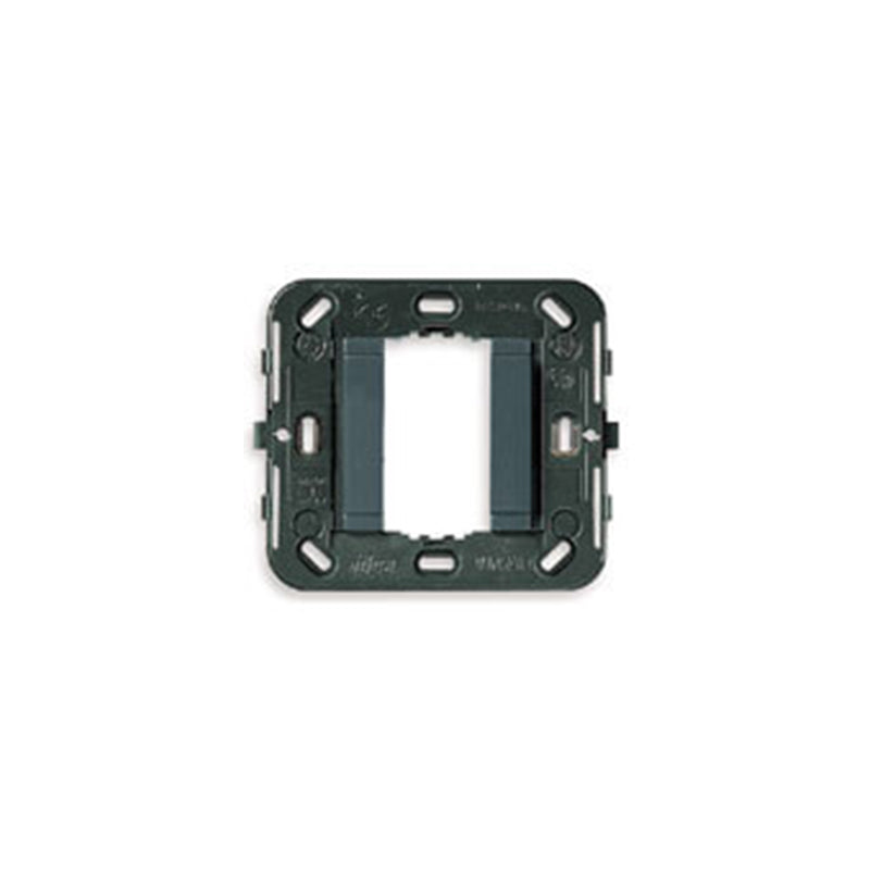 FRAME: 1M SMOOTH W/OUT SCREWS F/ROUND OR SQ FLUSH GREY IDEA