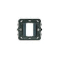 FRAME: 1M SMOOTH W/OUT SCREWS F/ROUND OR SQ FLUSH GREY IDEA