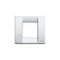 PLATE; METAL, MATTE SILVER, 2M RDCD (1M STD), SQUARE, IDEA