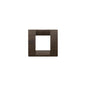 Plate: Wood, Wenge, 2 Module Reduced or 1 Module Standard, Square, Idea Series