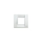 PLATE: METAL, WHITE, 2M RDCD (1M STD), SQUARE, IDEA