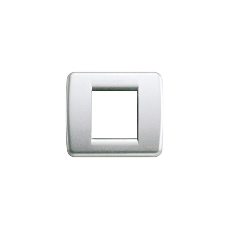PLATE: METAL, MATTE SILVER, 2M RDCD (1M STD), ROUND, IDEA