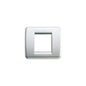PLATE: METAL, MATTE SILVER, 2M RDCD (1M STD), ROUND, IDEA