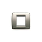 PLATE: METAL, BLACK CHROME, 2M RDCD (1M STD), ROUND, IDEA