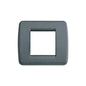 PLATE: METAL, SLATE GREY, 2M RDCD (1M STD), ROUND, IDEA