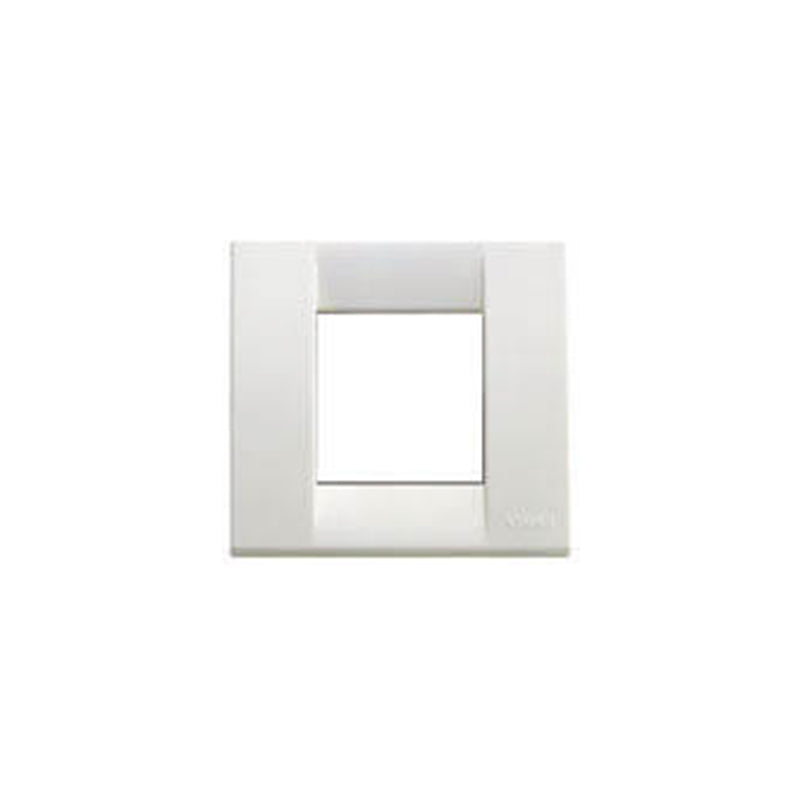 PLATE: TECH, BRIGHT WHITE, 2M RDCD (1M STD), SQUARE, IDEA