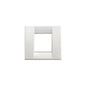 PLATE: TECH, BRIGHT WHITE, 2M RDCD (1M STD), SQUARE, IDEA