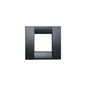 PLATE: TECH, GRAPHITE GREY, 2M RDCD (1M STD), SQUARE, IDEA