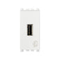 Arke USB Charging Outlet, 5V/1.5A 1 Module, White