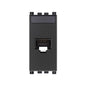 RJ45 CAT6 NETSAFE UTP Outlet Grey