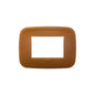 Arke Round Cover Plate, Caramel Reflex, 3 Module
