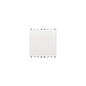 EIkon Momentary Switch, 1P/1T (NO), 10A-250V, Illuminable, 2 Module, White