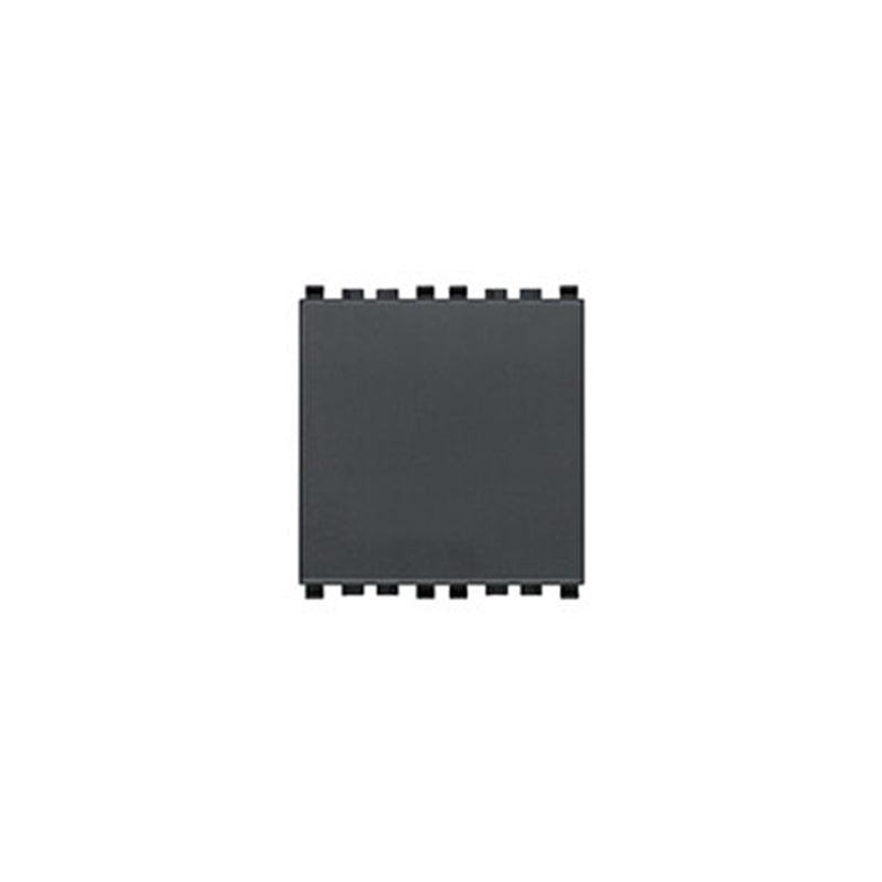 Eikon Momentary Switch, 1P/1T, (NO), 10A-250V Illuminable, 2 Module,Grey