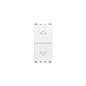 Eikon 3-Position Switch (1-0-2), 2P/2T, 10A-250V w/ Directional Arrows, White
