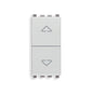Eikon 3-Position Switch (1-0-2), 2P/2T, 10A-250V w/Directional Arrows, Next (Silver)