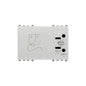 Eikon USA/EU Shaver Socket, 230V Supply 125V or 230V Output, 3 Module, Next