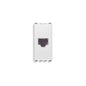 Eikon RJ12 Phone Jack, 6-Position/6-Conductor 2 Module, White