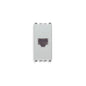 Eikon RJ12 Phone Jack, 6-Position/6-Conductor 3 Module, Next (Silver)