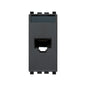 Eikon RJ45 Cat5e Netsafe UTP Socket 1 Module, Grey