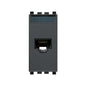 Eikon RJ45 Cat6e w/Netsafe Connector Unshielded, 8-Contacts, Grey