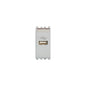 Eikon USB Data Socket, 1 Module Next (Silver)