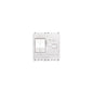 Eikon RCBO, 1P+N, 16A-120/230V, I?n 10 mA 2 Module, White