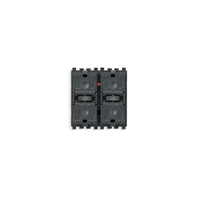BY-ME: SWITCH COVER: GREY 2M DOUBLE MOMEN/ROCKER GREY EIKON