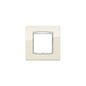 Plate: Metal, Antique White 2M, Square, Eikon