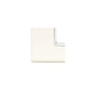 Eikon-Total Look Square Cover Plate, Arctic White White Inner Frame, Die-cast, 4 Module