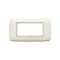 Plate: Metal Antique White 4M, Round, Eikon