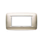 Plate: Metal, Satin Nickel 4M, Round, Eikon