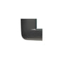 Eikon Round Cover Plate, Matte Anthracite Die-Cast Metal, 4 Module
