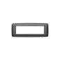 Eikon Round Cover Plate, Matte Anthracite Die-Cast Metal, 7 Module