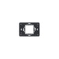 Eikon Frame w/screws, 2 Module (central) For 3 Module Mounting