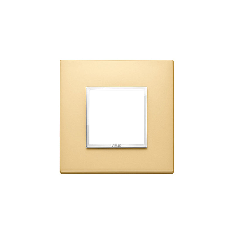 Plate: Aluminum, Satin Gold 2M, Eikon EVO