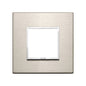 EIKON EVO COVER PLATE 2M ALUM, NEUTRAL BRONZE