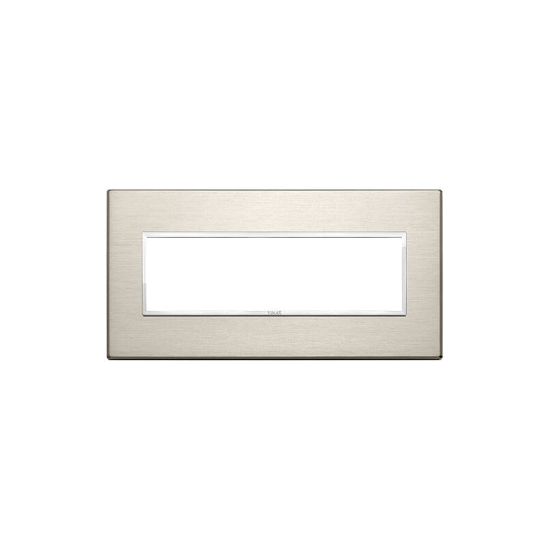 Eikon Evo Plate, Natural Bronze Aluminum, 7 Module