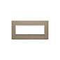 Eikon Evo Plate, Dark Bronze Aluminum, 7 Module