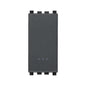Eikon 3-Way Switch, 1P/2T, 16A-250V Illuminable, 1 Module, Grey